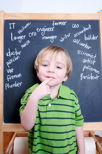 boy in front of blackboard - blog boy in front of blackboard - blog