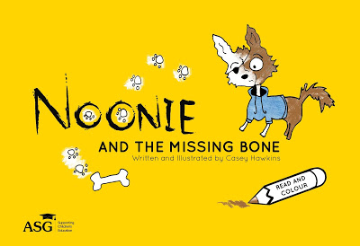 The new and improved front cover of Noonie and the missing bone Noonie_and_the_missing_bone_COVER